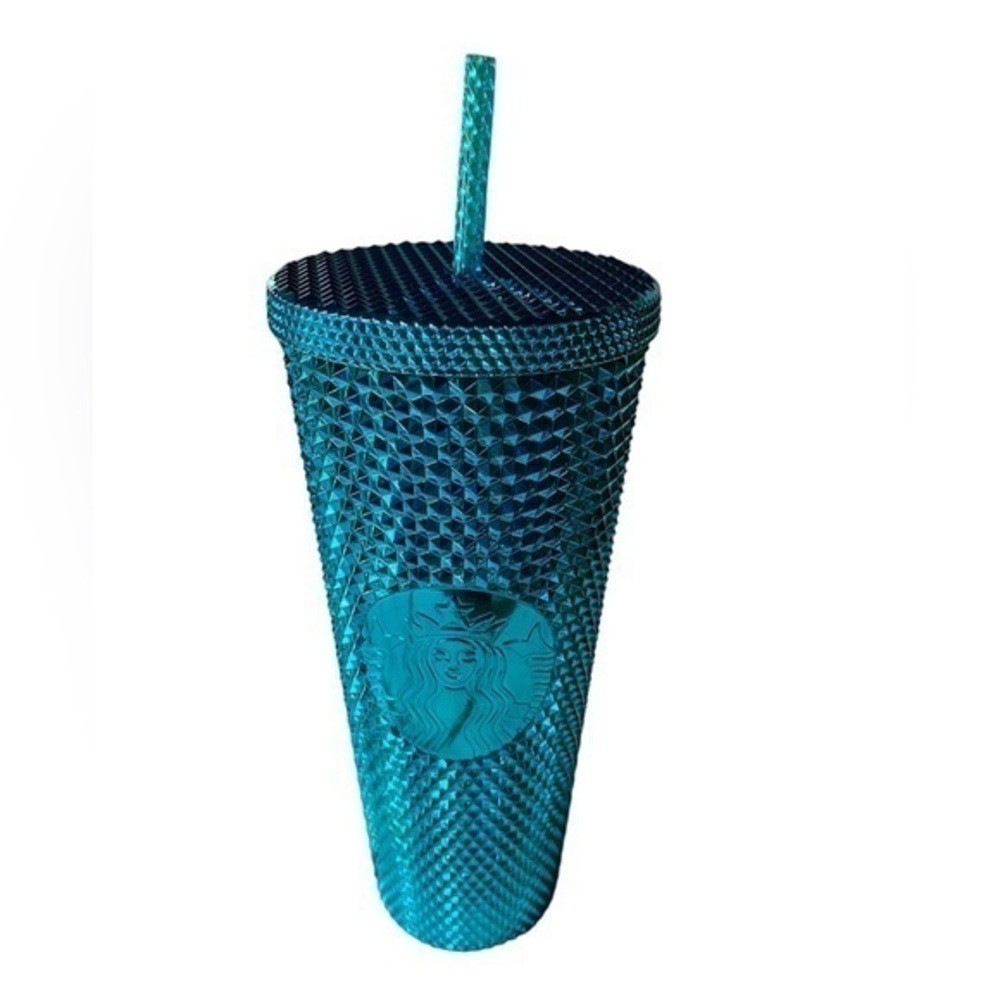 Starbucks summer June 2023 release metallic blue venti tumbler